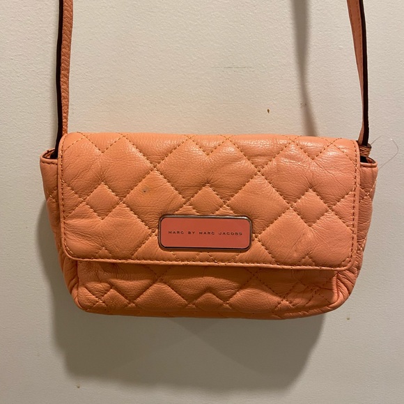 Marc jacobs peach leather cross body bag - Picture 2 of 5